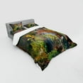 thumbnail image 3 of Ambesonne Fox Bedding Set 3 Pcs, Young Wild Fox in Woodland, Twin XL, Pale Brown White Green, 3 of 3