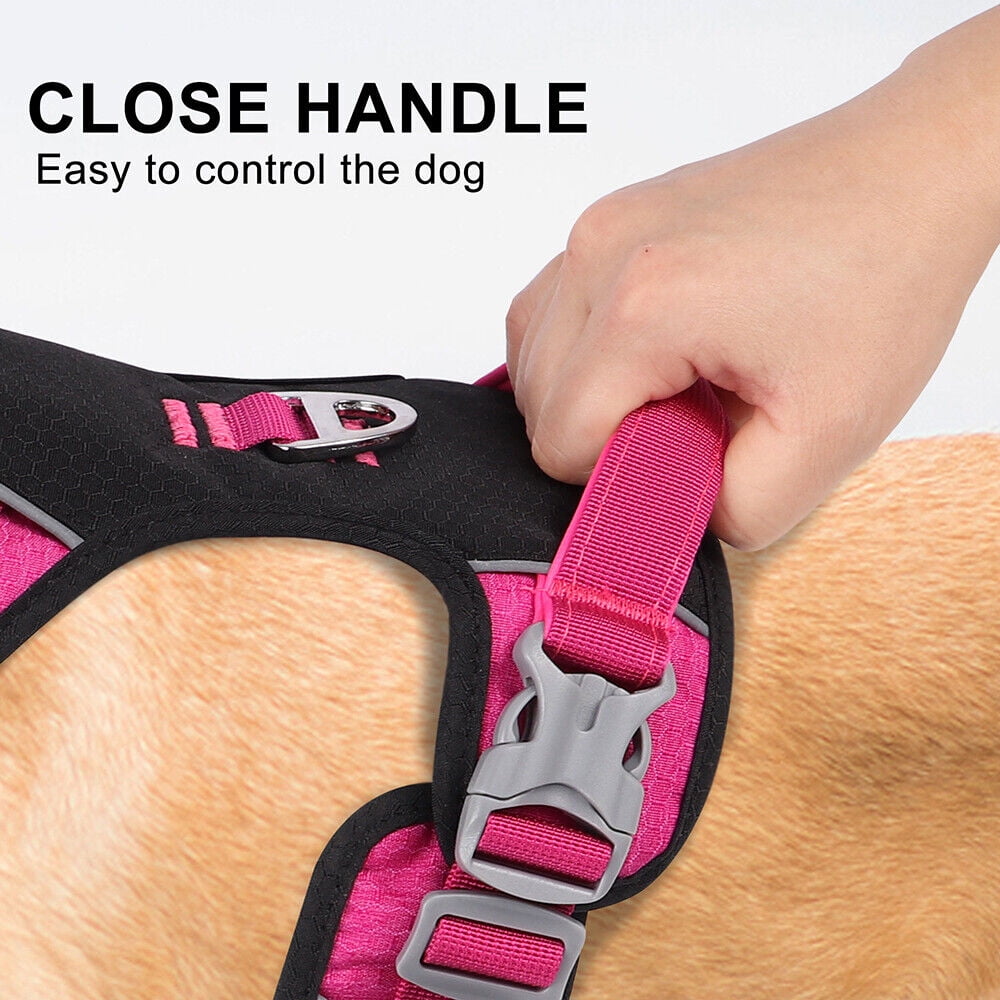 Didog Reflective Nylon Pet Dog Harness No Pull Soft Mesh Padded Vest with Handle S M L