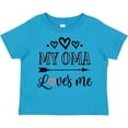thumbnail image 3 of Inktastic My Oma Loves Me Grandchild Girls Toddler T-Shirt, 3 of 5