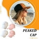 thumbnail image 4 of Gorra de béisbol Qarigey de tela transpirable color rosa elegante sombrero Casual, 4 of 6
