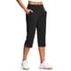 thumbnail image 2 of Pantalones Capri ISEEGZ 18 Dressy para mujer de cintura alta negros, 2 of 7