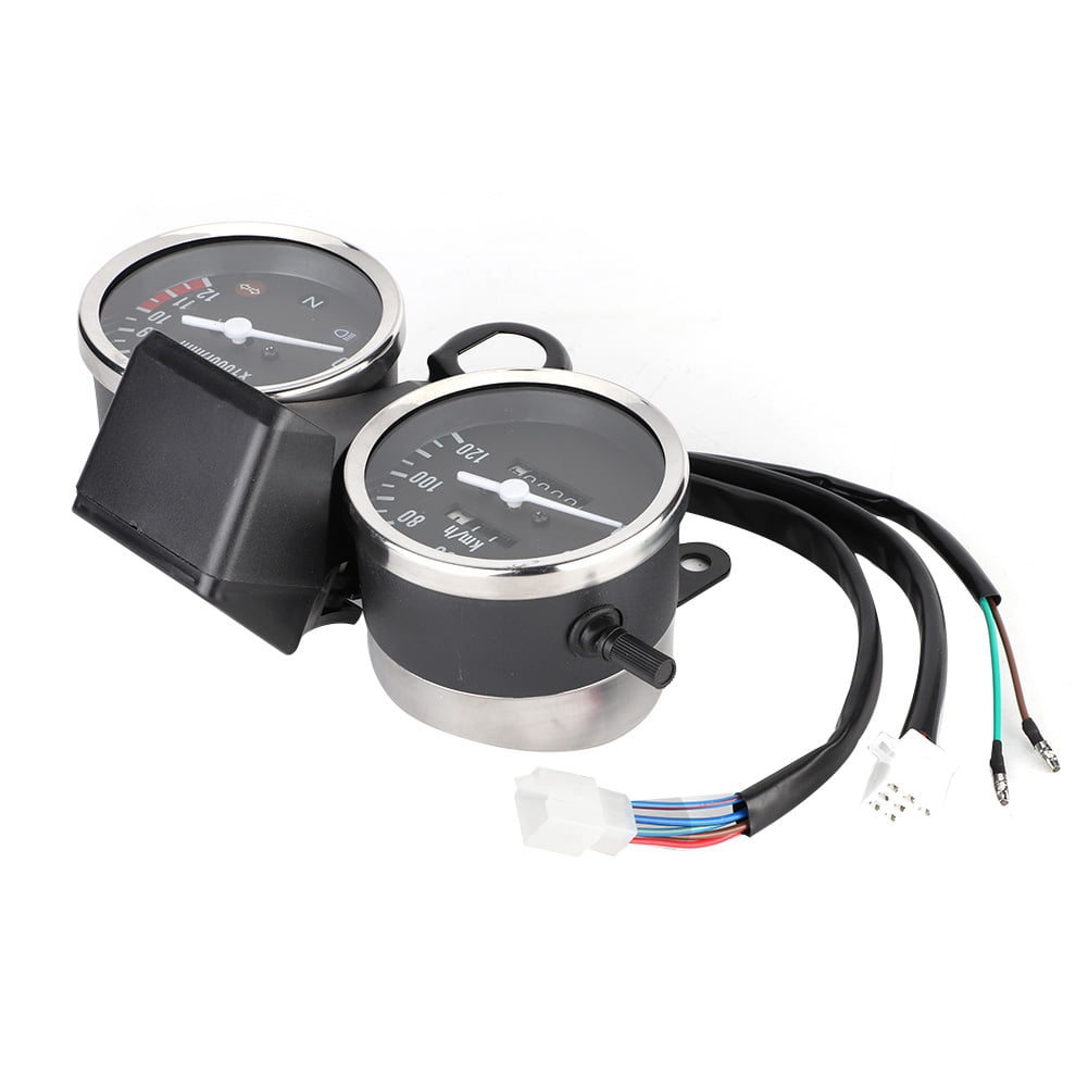 perfk ABS 12V Plastic Speedometer Tachometers For SUZUKI GS125
