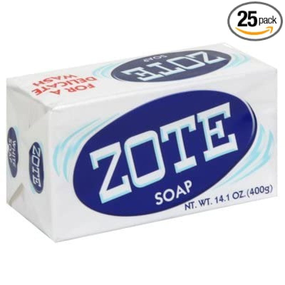 Zote Soap Laundry Tough Stain Remover Pink Bar NEW for Delicates & Brushes 