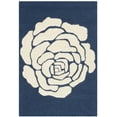 thumbnail image 2 of SAFAVIEH Cambridge Permelia Geometric Wool Area Rug, Navy/Ivory, 2' x 3', 2 of 10