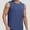 Blue, variant on Bcfgryg Men's Ice Silk Loose Fit Tank Top For Summer Lightweight Sleeveless Gym T Shirt For Workout And Lightweight Men's Vest