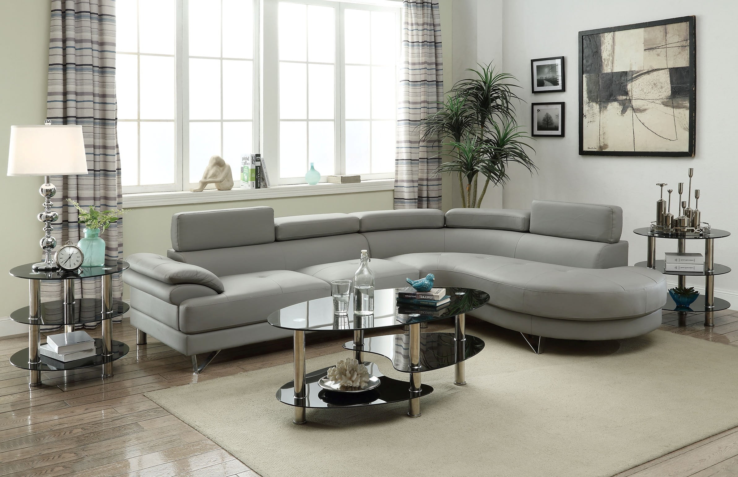 light tan faux leather sofa