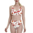 thumbnail image 2 of Picia Fire Truck Women's High Waisted Bikini Scoop Neck Swimsuit Two Pieces Bathing Suit-XX-Large, 2 of 8