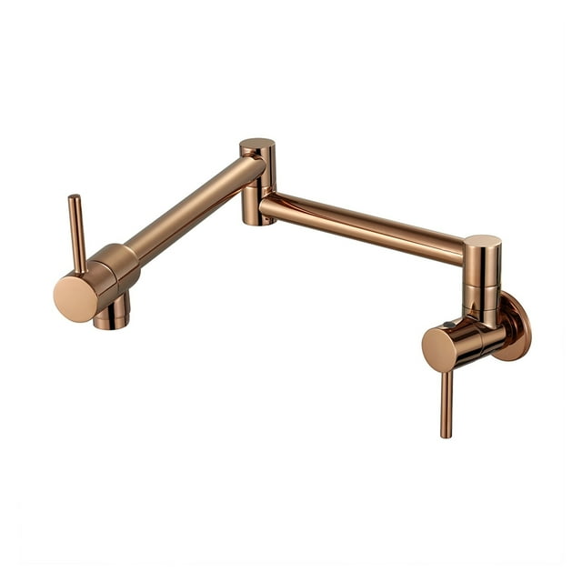 Mitigeur de Cuisine Mural Froid Simple Robinet de Remplissage de Pot Pivotant Pliant Rétractable Rotatif Extensible Robinet de Lavabo, Débit d'Eau Élevé