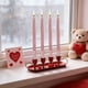 thumbnail image 5 of Velas Roscadas Galvanizadas Con Parafina Vela de cera de asta larga con rosca galvanizada rosa de 4 piezas para decoración romántica de bodas y restaurantes. JASKFLY, 5 of 8