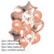 thumbnail image 3 of Globos decorativos de rosa rosa para cumpleaños número 60, pancarta de feliz cumpleaños, guirnalda de oropel, confeti para decoración de fiesta de cumpleaños número 60 para adultos, 3 of 5