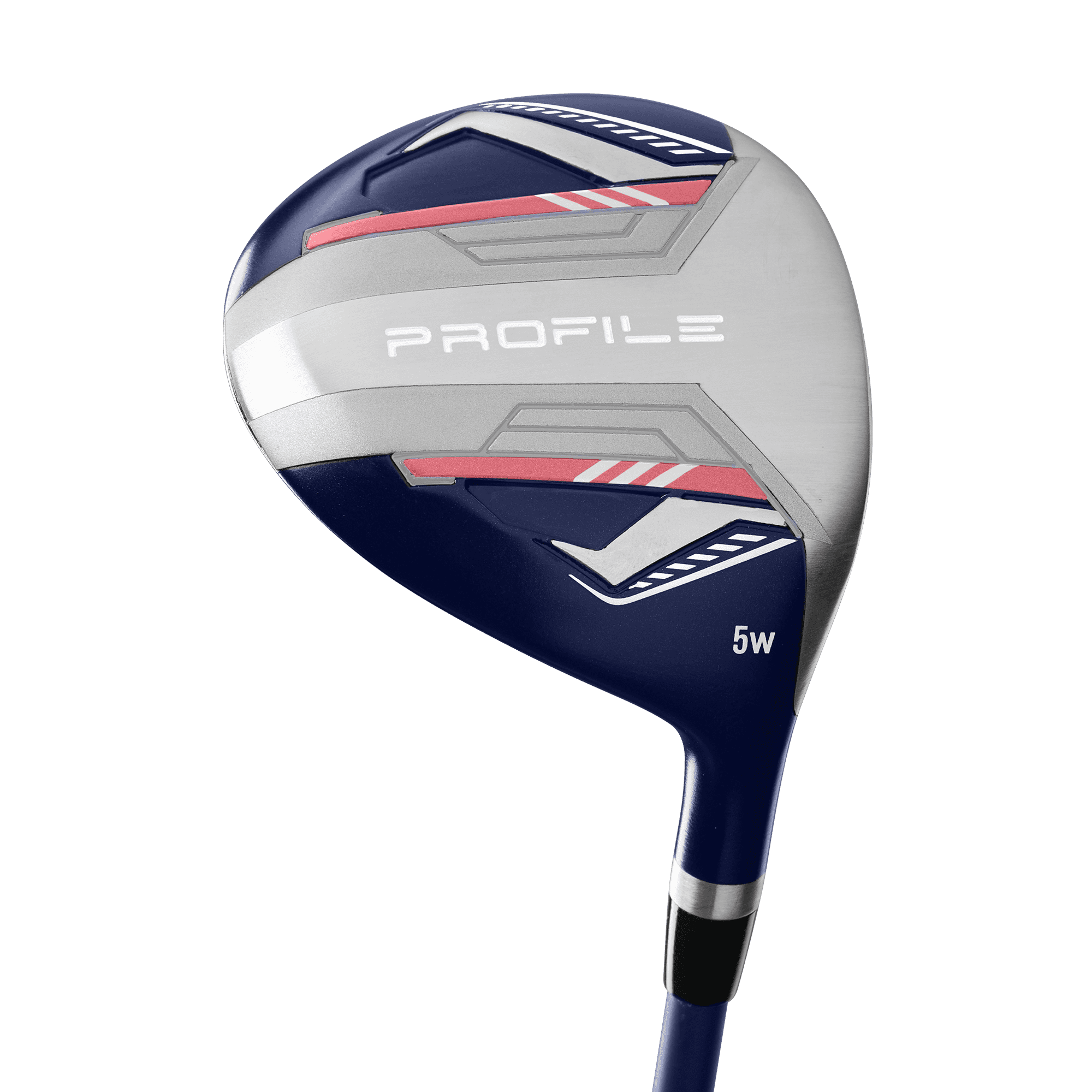 Wilson Women's Profile Golf Set with Cart Bag - Ladies Right Hand, Navy/Pink/Silver