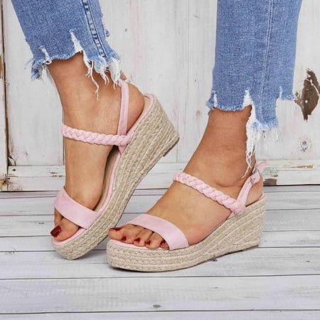 

Qepwscx Women Open Toe Shoes Comfy Sandals Casual Comfortable Beach Sandals