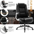 thumbnail image 6 of High Back Office Chair – Adjustable Ergonomic Desk Chair with Lumbar Support, 6 of 8