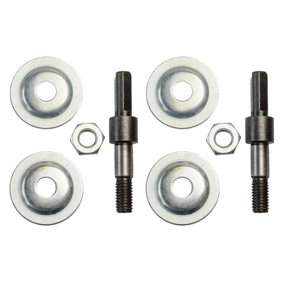 HORIALENCE 2 Sets of Handheld Burnishing Tool High-speed Steel Grinding Metals Kit for Daily Maintenance