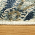thumbnail image 5 of Superior Bohemian Distressed Floral Medallion Indoor Runner Rug, Blue, 2'7" x 8', 5 of 9