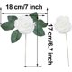 thumbnail image 2 of 50pcs Artificial Rose Flowers with 6 Leaves for DIY Bouquets, Wedding Party, Baby Shower, Home Decor, 2 of 5