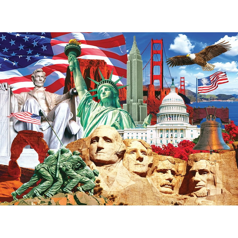 Cra-Z-Art 1000-Piece United States of America Adult Jigsaw Puzzle
