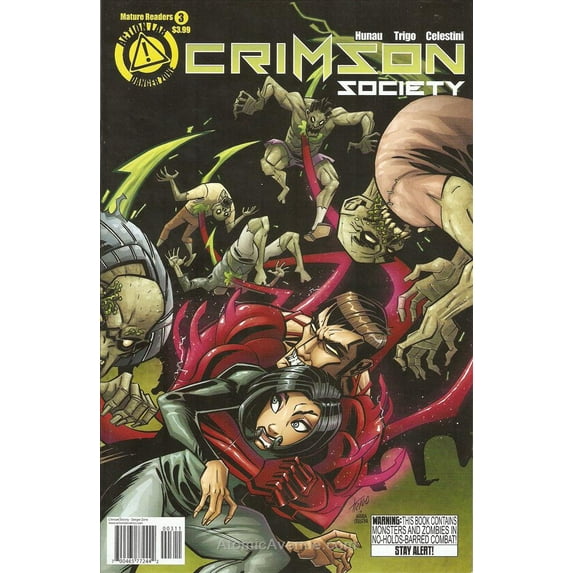 Crimson Society #3 VF ; Action Lab Comic Book