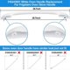thumbnail image 4 of Oven Door Handle Replacement Compatible Oven Door Handle with Screws, 4 of 5