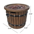thumbnail image 6 of Mondawe 25" Round MGO Fire Pit - 40,000 BTU, 6 of 9