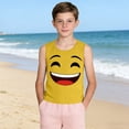 thumbnail image 4 of Niños Pequeños Camisola sin Mangas Gradiente Suave Impresión Moda Lindo Fondo para Niños 3-15 Años, 4 of 6
