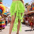 thumbnail image 2 of QHFBli Women's Belly Dance Scarf Belt Skirt Latin Dance Belt Performance Tassel Wave Skirt, 2 of 3