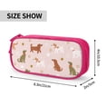 thumbnail image 4 of Vsdgher Star Cute Dog Print Large Capacity Pencil Case Pouch with Zipper, Portable Aesthetic Big Capacity Pencil Cases Pen Office Travel Stationery Bag, 4 of 8