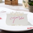 thumbnail image 5 of 50 pcs Wedding Place Cards Small Tent Cards Table Cards Butterflies Place Cards, 5 of 5