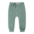 thumbnail image 4 of GYRATEDREAM Boys Girls 2 Pieces Tracksuits Outfits Athletic Hoodies Sweatshirts and Sweatpants Athletic Clothing Sets for 6-9M Green, 4 of 9