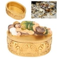 thumbnail image 4 of Saint  Jewelry Box, Beautiful Catholic Jewelry Box Exquisite Workmanship Sculpted Patterns  For Bedroom, 4 of 8
