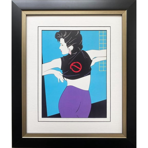 Patrick Nagel "Untitled #109" NEW CUSTOM FRAMED Art Deco Print Generic