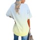 thumbnail image 5 of mfyjkho Tops Elegantes Para Mujer, Camiseta Deportiva Informal De Verano De Manga Corta Con Cuello En V De Gran Tamaño Para Mujer Tops Para Salir Para Mujer Xxxxl, 5 of 6