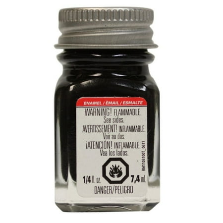 UPC: 0075611114903 | Testors Enamel Paint .25 oz. Flat Black