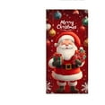 thumbnail image 2 of Virelaxpo 180x90cm Christmas Door Hanging Decoration with Festive Print, Fabric Door Cover for Holiday Parties and Indoor Outdoor Winter Decor, 2 of 7