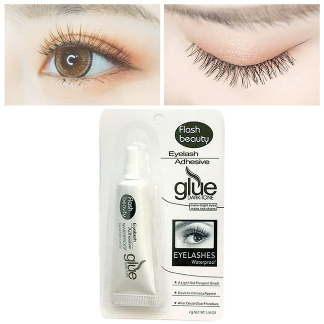 2x Glue Adhesivo de sujeción fuerte 7G para pestañas postizas Strip Girls Yinane Pegamento para pestañas