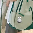 thumbnail image 4 of Joernso 1/4Pcs Pet Rabbit Hair Keychain Keepsake Capsule Memorial Pendant Hair Storage Bottle Transparent Pet Hair Key Chain, 4 of 8