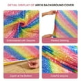 thumbnail image 2 of TNOBHG Arch Backdrop Cover Round Top Party Backdrop Arch Stand with Cover Birthday Decoration Large Sequin Arch Backdrop, 2 of 8