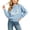 Light Blue, variant on Girls Sweater 0-3 Years Fashion Love Knit Sweater Casual Crew Neck Long Sleeve Pullover Sweaters 0-1 Years