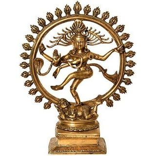 Hindu Shiva Nataraja Statue Natraja Brass Sculpture Lord of The
