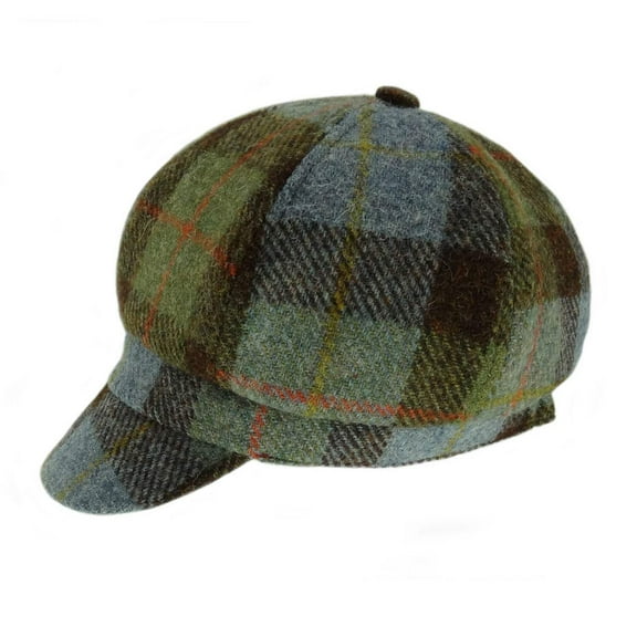 Glen Appin Ladies Macleod Tartan Harris Tweed Cap