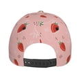 thumbnail image 3 of Lsque Strawberry Baseball Cap Trucker Low Profile Hat Golf Dad Hat Adjustable Original Classic Unconstructed Plain Cap Men Women, 3 of 9