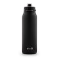 thumbnail image 1 of Botella de agua Ello Pop & Fill de acero inoxidable de 946 ml, color negro, 1 of 8