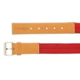 thumbnail image 4 of LUNA ROSSA Red/Natural Leather Trimmed Woven Belt-24 for Womens, 4 of 4