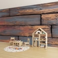 thumbnail image 6 of Wallpaper Wood Distressed Wood Look Faux Wood Panels Distressed Peel and Stick Wall Murals 100"H x 144"W Removable PVC Wall Paper Self-Adhesive Wall Paintings Art Decor for Bedroom Living Room, 6 of 7