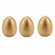 thumbnail image 1 of 3Pcs Stainless Steel Pepper Shaker Egg Shaped Salt Shaker Set,Gold, 1 of 5
