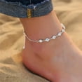 thumbnail image 2 of Visland Women Rhinestone Charms Anklet Foot Chain Bracelet Beach Jewelry Gift, 2 of 8