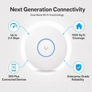 Ubiquiti UniFi U6 plus U6-plus Wireless Access Point, WiFi 6, PoE, Gigabit Ethernet