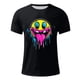 thumbnail image 4 of Blusas y camisas de manga corta y cuello redondo para hombre. Blusas/camisetas de manga corta con cuello redondo y estampado de Halloween para hombre. Blusa para hombre., 4 of 4