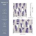 thumbnail image 2 of Yayeee Toggle Light Switch Wall Plate 2-Gang 4.56"x4.48" Decorative Outlet Cover, Lavender Pattern, 2 of 7
