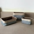 thumbnail image 5 of Collapsible Storage Basket Bins, Decorative Foldable Rectangular Linen Fabric Storage Box Cubes Containers with Handles- Large Organizer For Nursery Toys,Kids Room,Towels,Clothes, Brown,15Lx10Wx5H, 5 of 7